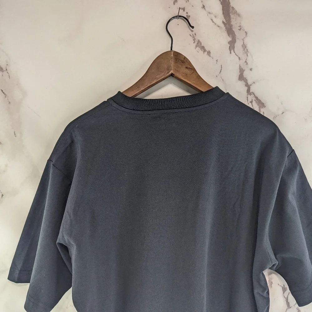 Everlane T Shirt Mens Medium Black Short Sleeve The Premium Weight Tee - Picture 7 of 14